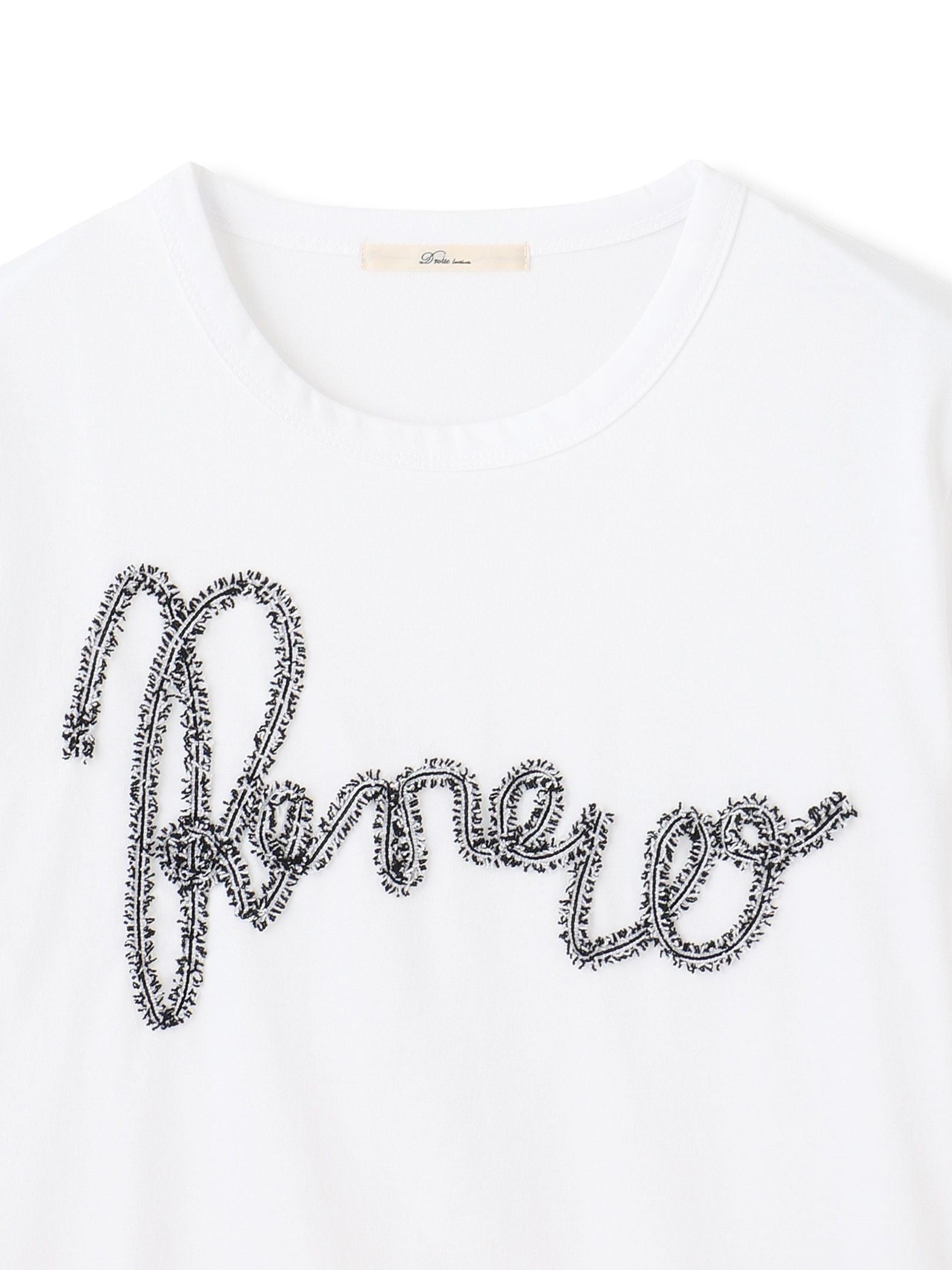 フリンジコードロゴTシャツ≪手洗い可能≫