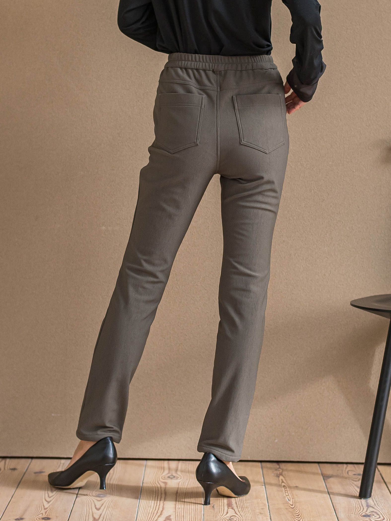 【WEB限定/新色追加】”あたたか美脚”裏起毛レギパン