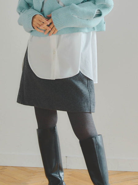 パイルミニスカート