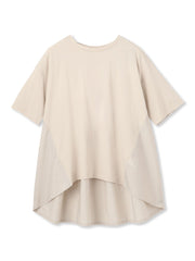 【WEB限定】前後ドッキングフレアTシャツ≪接触冷感/洗濯機で洗える≫