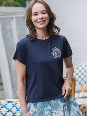 【WEB限定】35th Anniversaryロゴ刺繍Tシャツ≪洗濯機で洗える≫