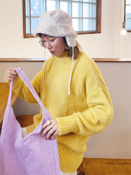 【KOREAN ITEM】キラキララメトートバッグ