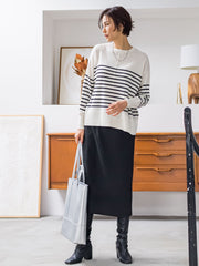 【WEB限定】ナローシルエットスカート≪洗える≫