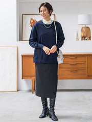【WEB限定】ナローシルエットスカート≪洗える≫