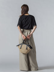 【WEB限定】チュールレイヤードロゴカットソー≪手洗い可能≫
