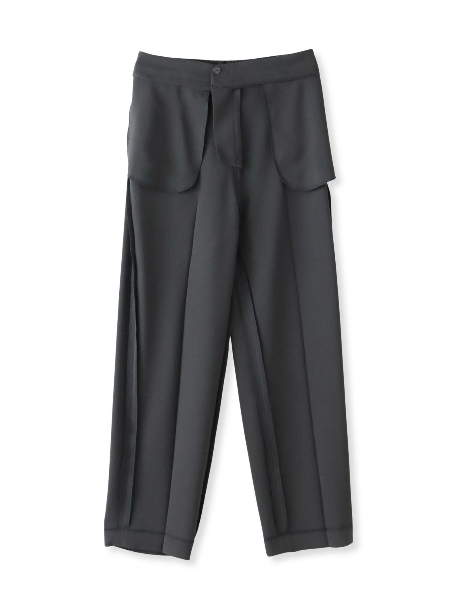 ハイストレッチカルゼストレートパンツ