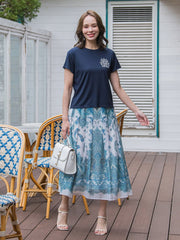 【WEB限定】35th Anniversaryロゴ刺繍Tシャツ≪洗濯機で洗える≫