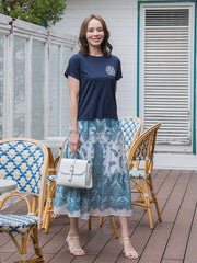 【WEB限定】35th Anniversaryロゴ刺繍Tシャツ≪洗濯機で洗える≫
