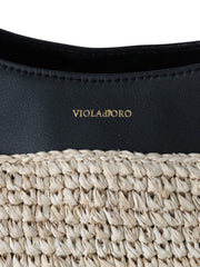 【VIOLAd'ORO】ラフィアバッグ