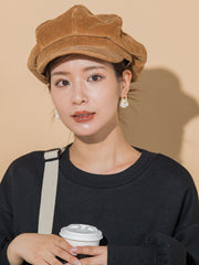 【KOREAN ITEM】コーデュロイキャスケット