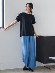 【WEB限定】ウエストギャザーワイドパンツ≪手洗い可能≫