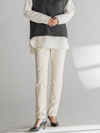 【WEB限定】”楽暖”裏起毛ハイテンションパンツ≪洗濯機で洗える≫