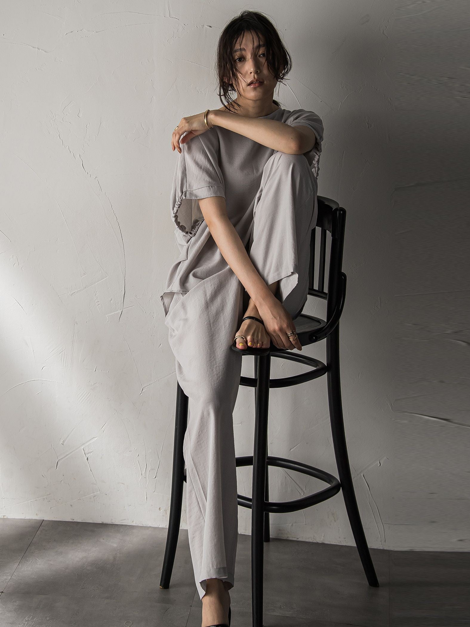 【新色追加】イージーワイドパンツ≪手洗い可能 / セットアップ対応≫