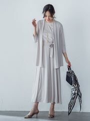 【WEB限定】ひやさらシワレスワンピース≪洗濯機で洗える≫
