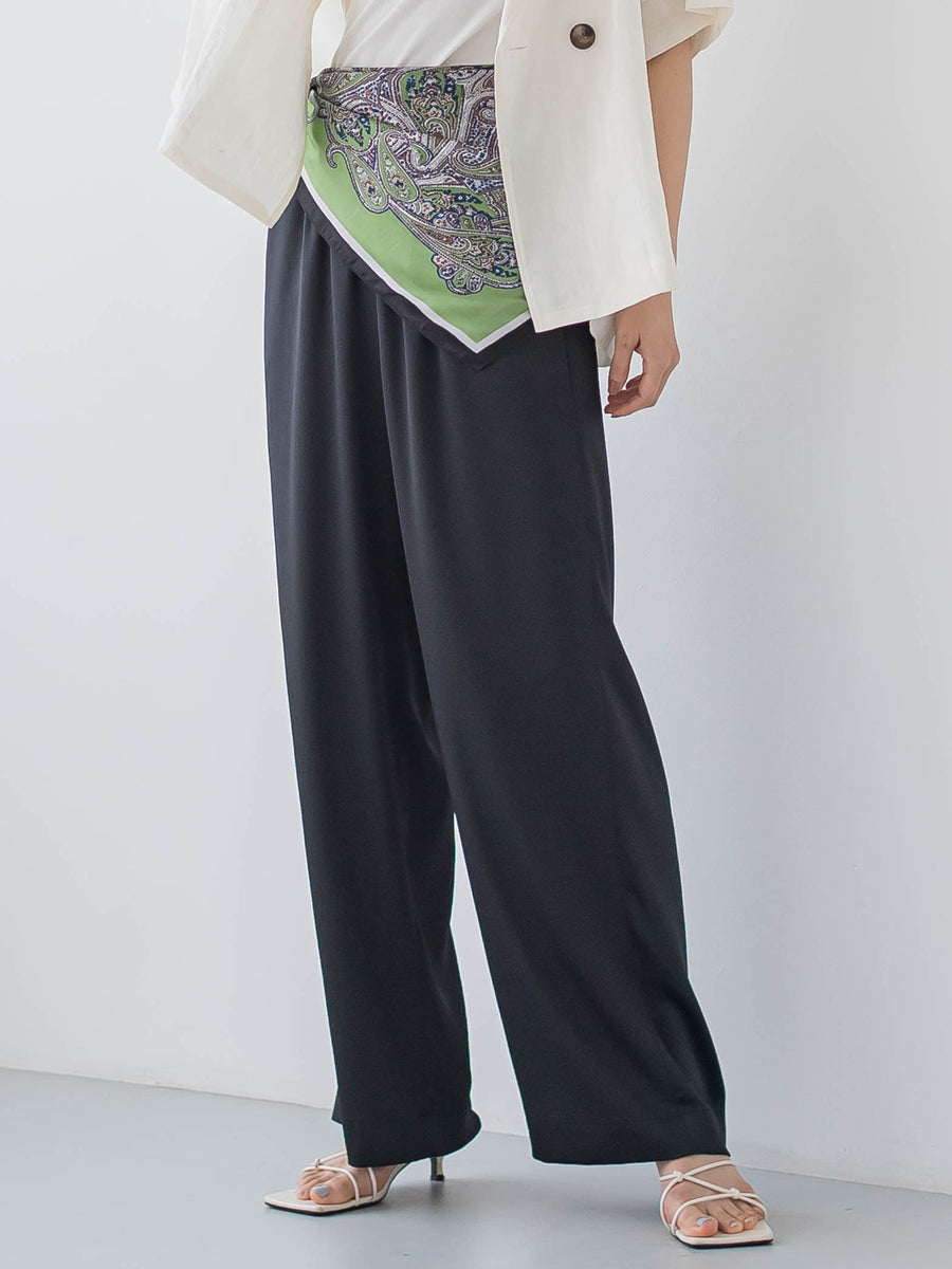 IIROT サテンパンツ 新色追加】ハンマーサテンパンツ≪洗濯機で洗える≫ | Droite