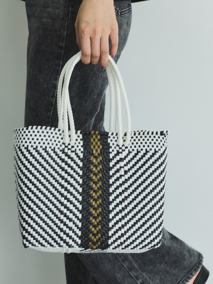 Moon Bird】ハンドメイドメルカドバッグ横長S | VICKY（ビッキー