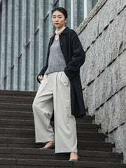 【大きいサイズ】ロング丈シャルムリバービーバーコート