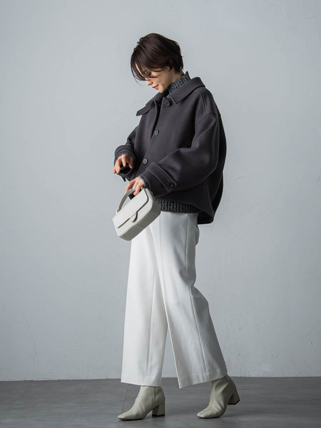 【STORYコラボ】【STORY12月号掲載】チェック柄ショートコート