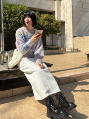 【あったか裏起毛素材】裏起毛スカート《洗濯機で洗える》