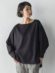 【WEB限定】”もっちり素材”ダンボールドルマンプルオーバー≪手洗い可能≫