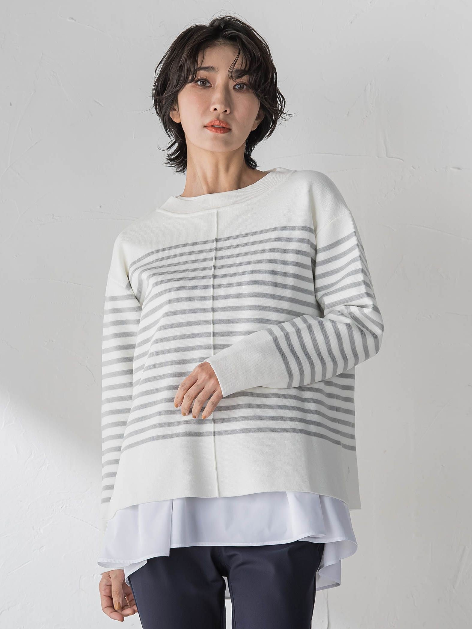 ”マシュマロタッチ”トーンアップニット