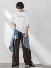 【新色追加】イージーワイドパンツ≪手洗い可能 / セットアップ対応≫