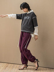 撥水サイドラインパラシュートパンツ≪手洗い可能≫