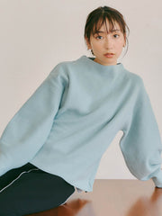 【WEB別注】ミラノリブニットプルオーバー≪手洗い可能≫