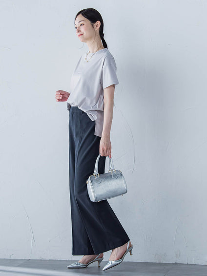 シェルタリングドライオックスワイドパンツ≪洗濯機で洗える≫