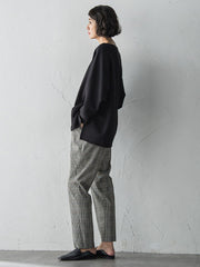【WEB限定】”もっちり素材”ダンボールドルマンプルオーバー≪手洗い可能≫