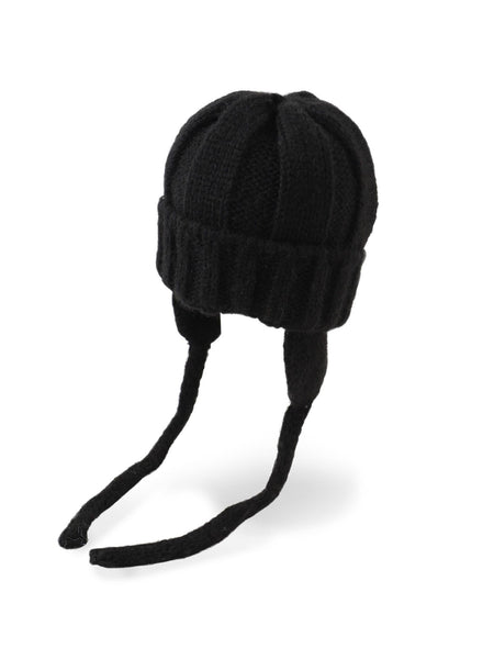【KOREAN ITEM】耳当てリブニット帽