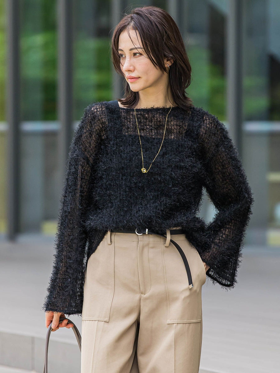 フェザーチュールTブラウス≪洗濯機で洗える≫ | LAUTREAMONT（ロート