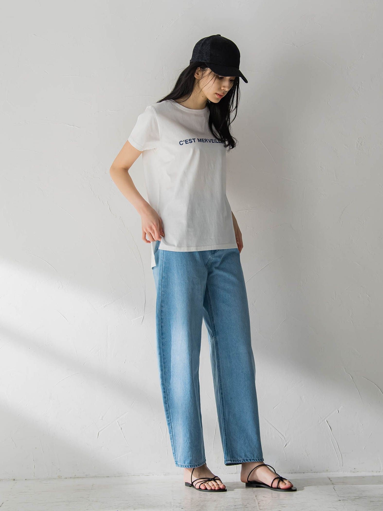 ロゴプリントベーシックTシャツ≪洗濯機で洗える≫