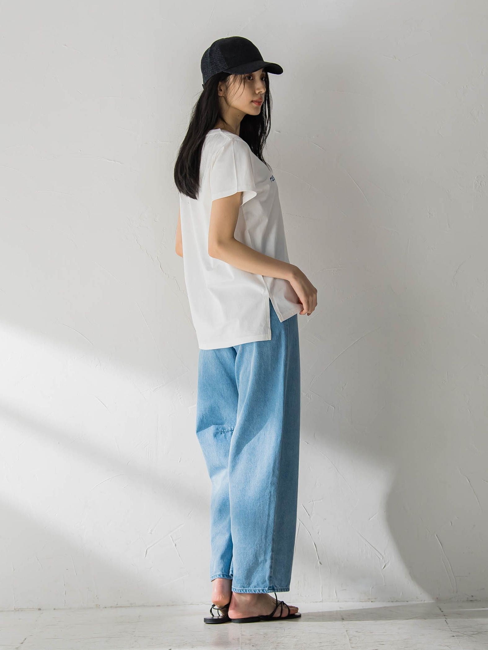 ロゴプリントベーシックTシャツ≪洗濯機で洗える≫