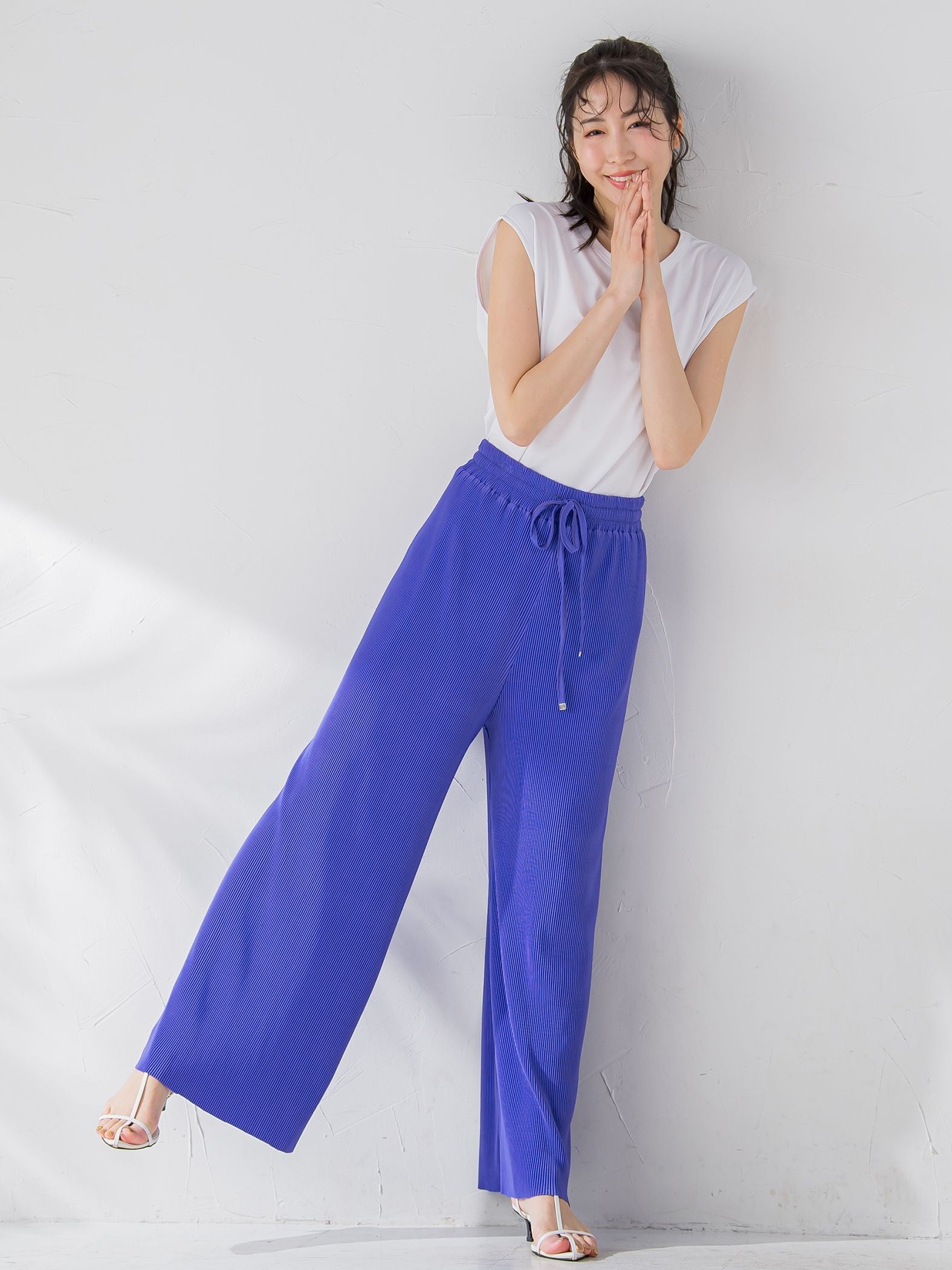 【ビッキー定番/新色登場!これからの夏に大活躍】麻タッチプルオーバー《手洗い可能》