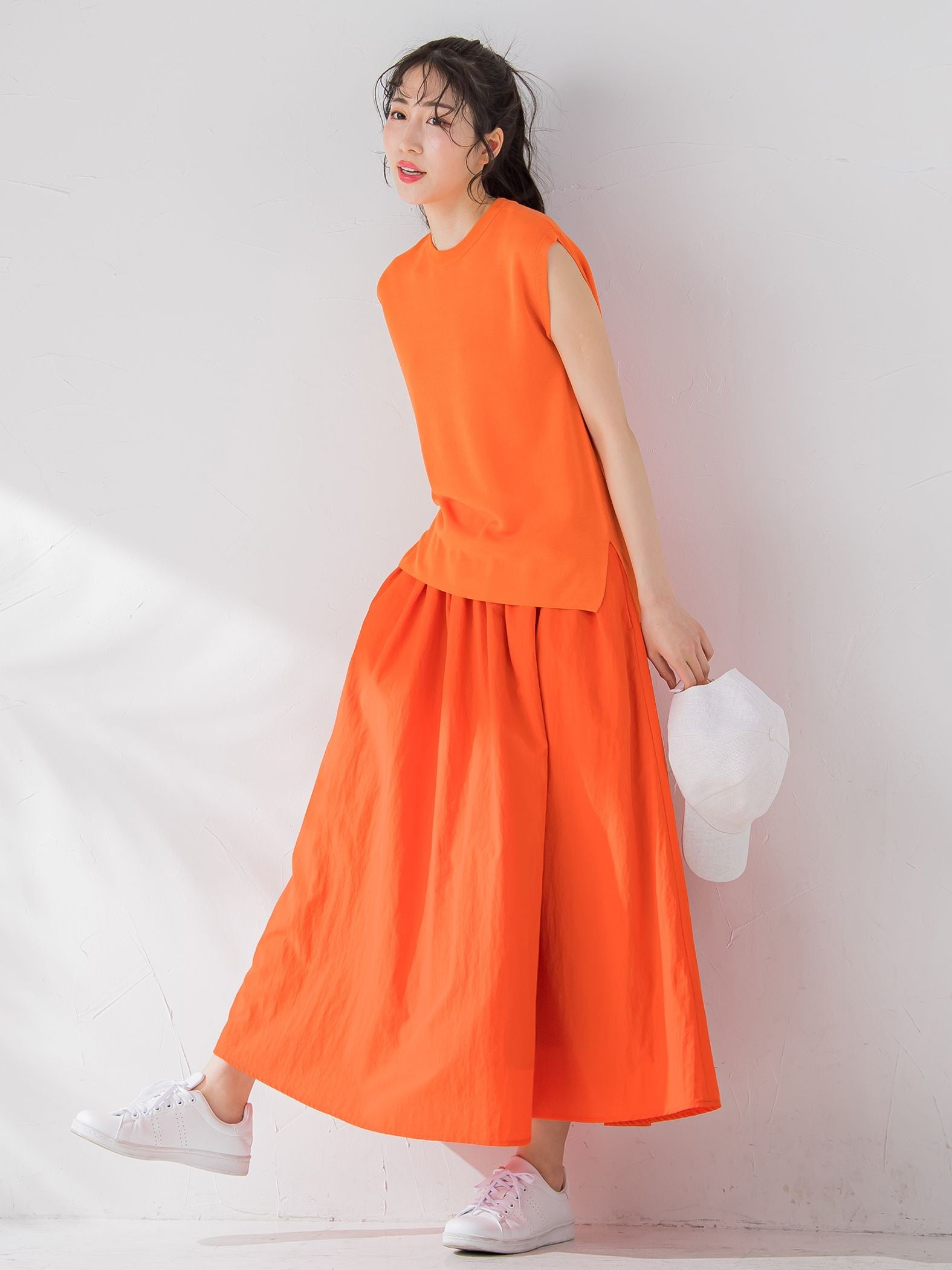【ビッキー定番/新色登場!これからの夏に大活躍】麻タッチプルオーバー《手洗い可能》