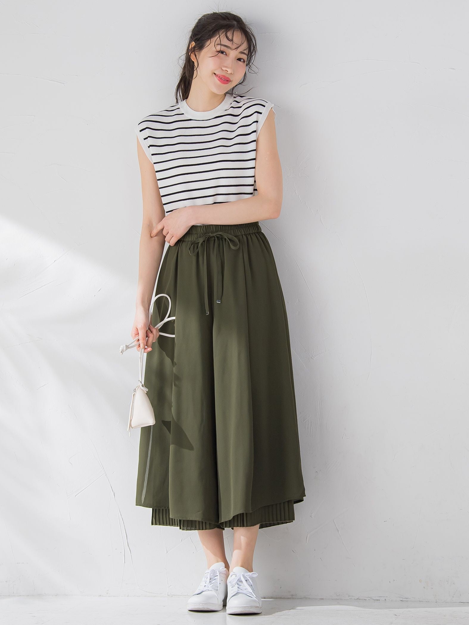 【ビッキー定番/新色登場!これからの夏に大活躍】麻タッチプルオーバー《手洗い可能》