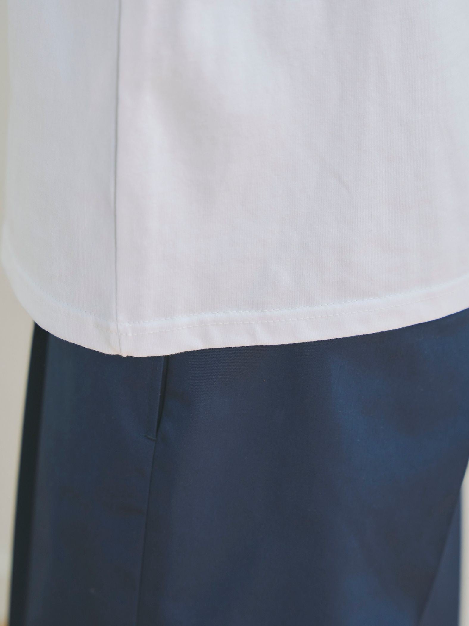 チュールビスチェ付きTシャツ