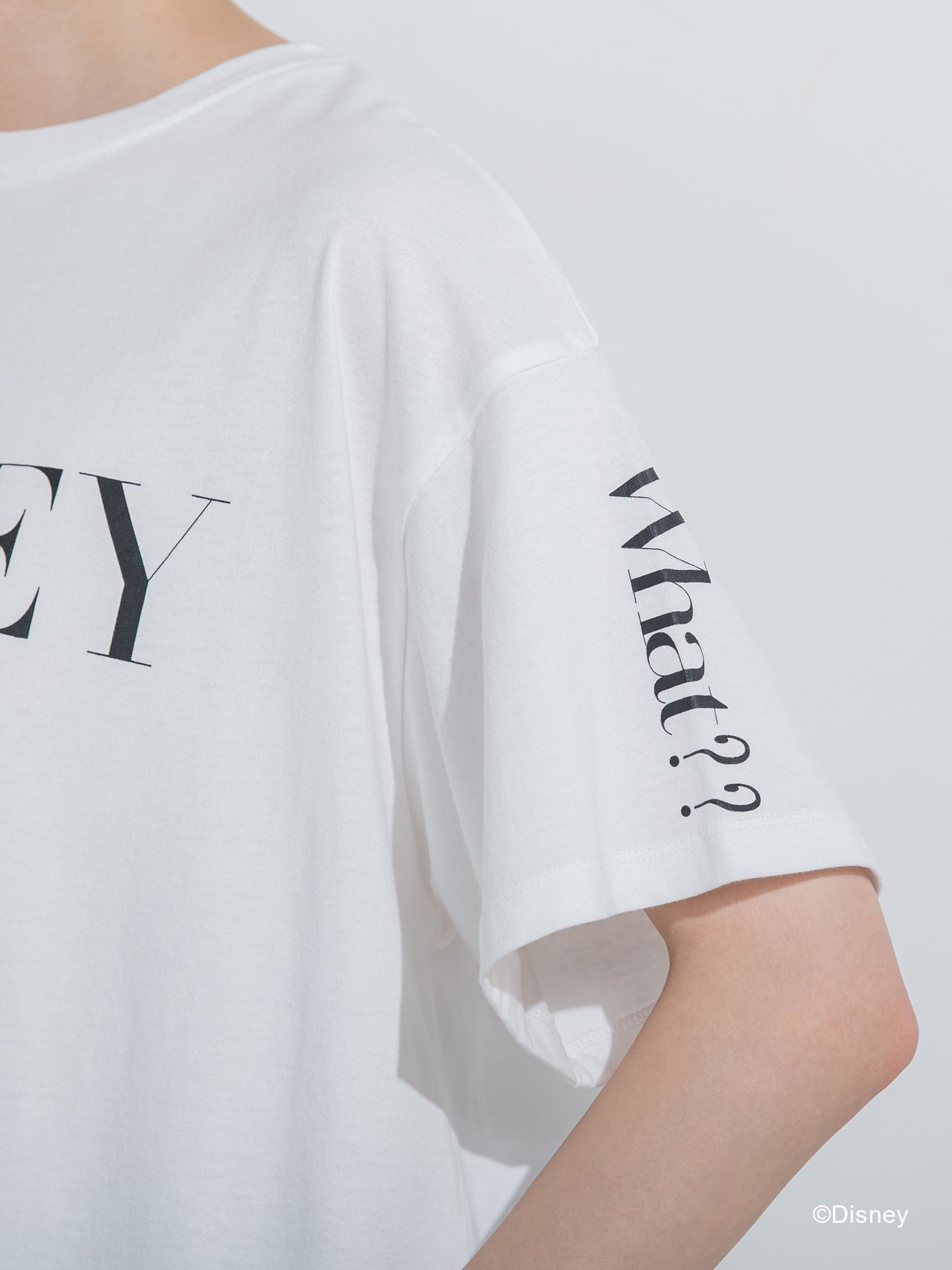 【DISNEY/ディズニー ミッキーマウス】MICKEYオーバーサイズTシャツ《洗濯機で洗える》
