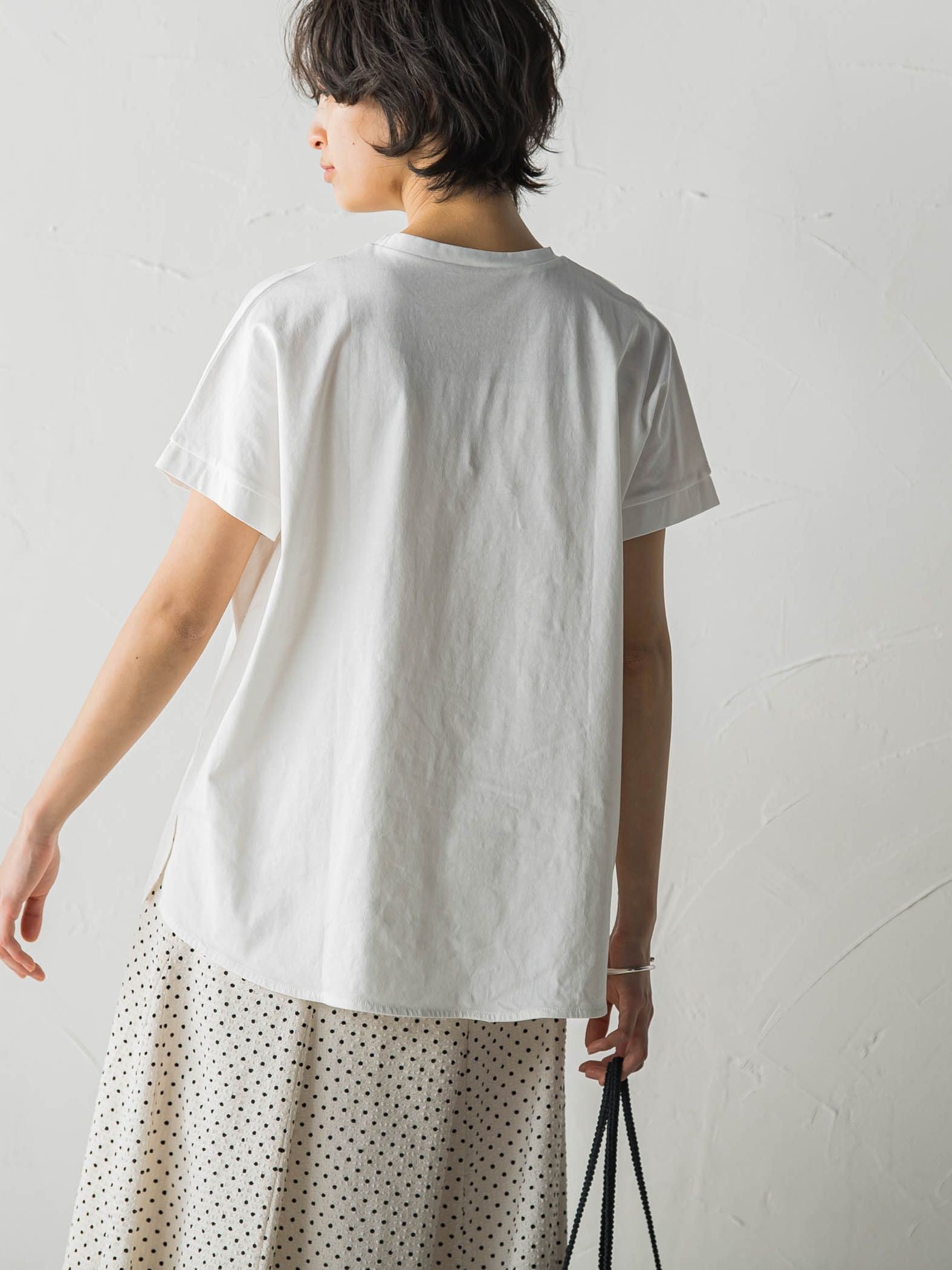 フリンジロゴTシャツ≪洗濯機で洗える≫