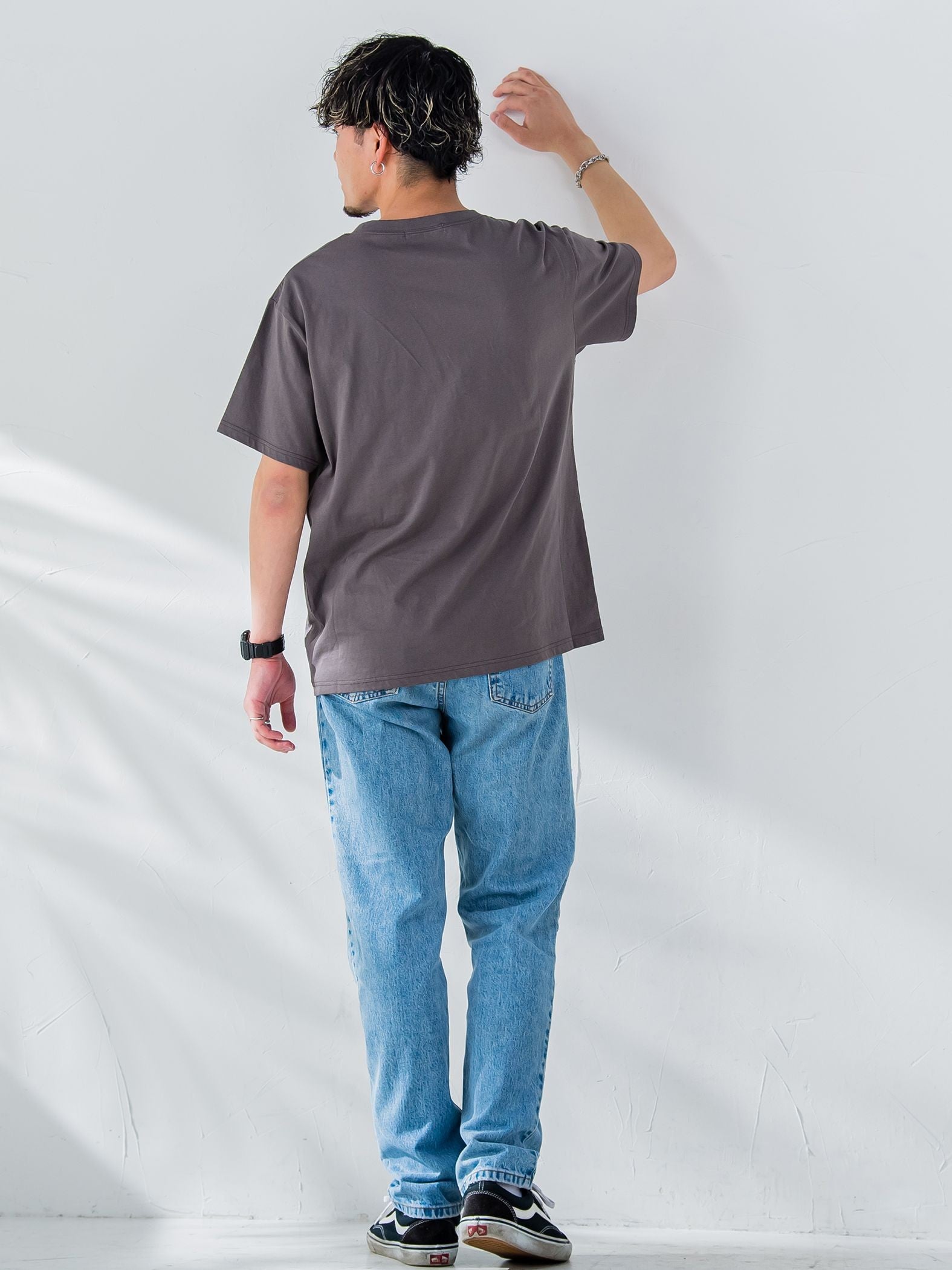 【畔勝遥さんコラボ商品】《unisex》Palm treeフォトプリントTシャツ《洗濯機で洗える》
