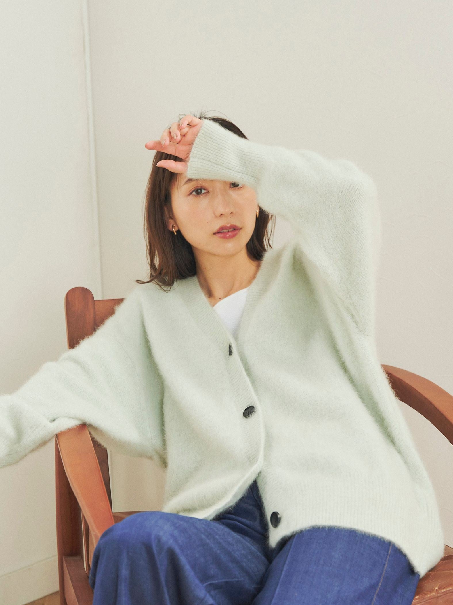 FOXYニットカーディガン≪手洗い可能≫