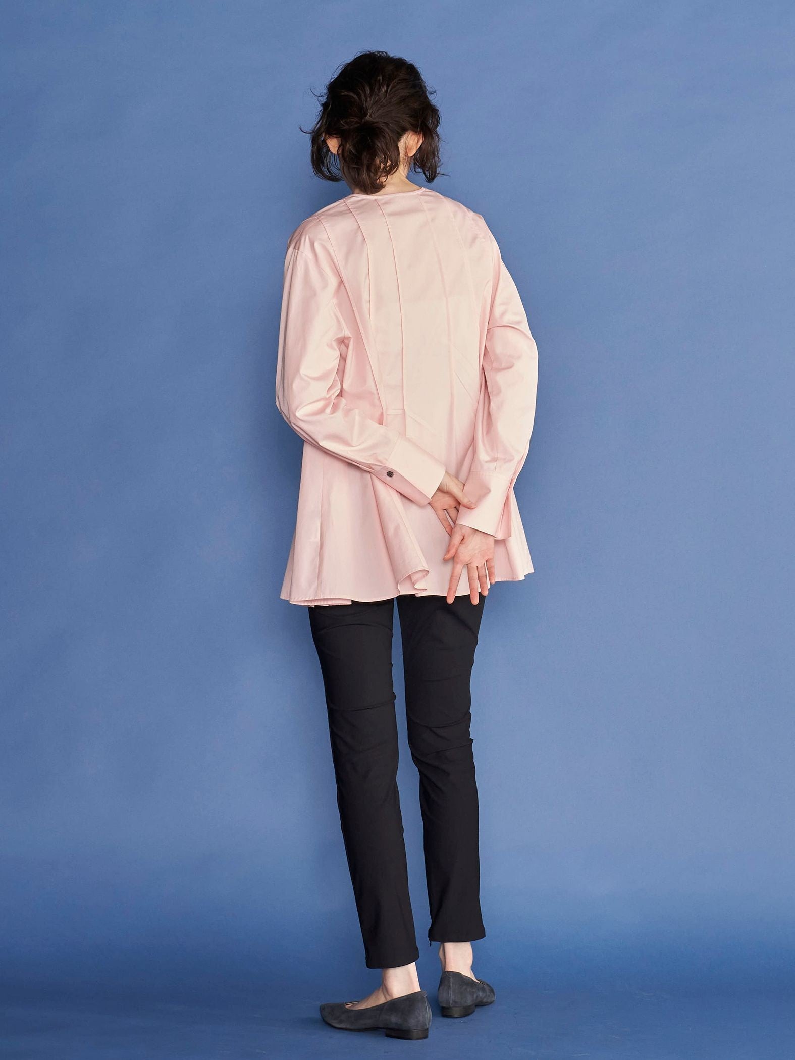 【WEB別注】メリルハイテンションスリットZIPパンツ《洗濯機で洗える》
