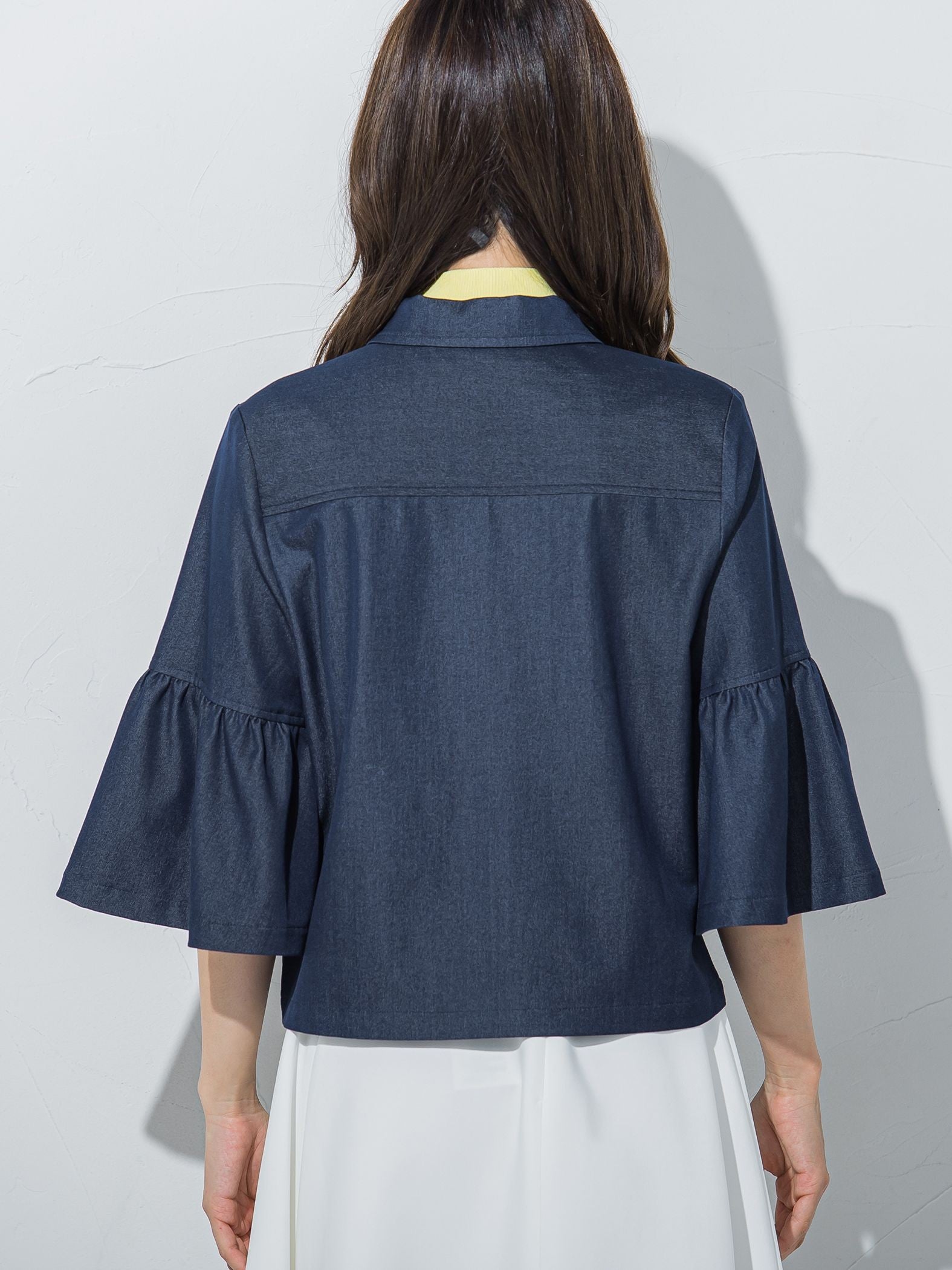 キラキラジュエル付きデニムジャケット