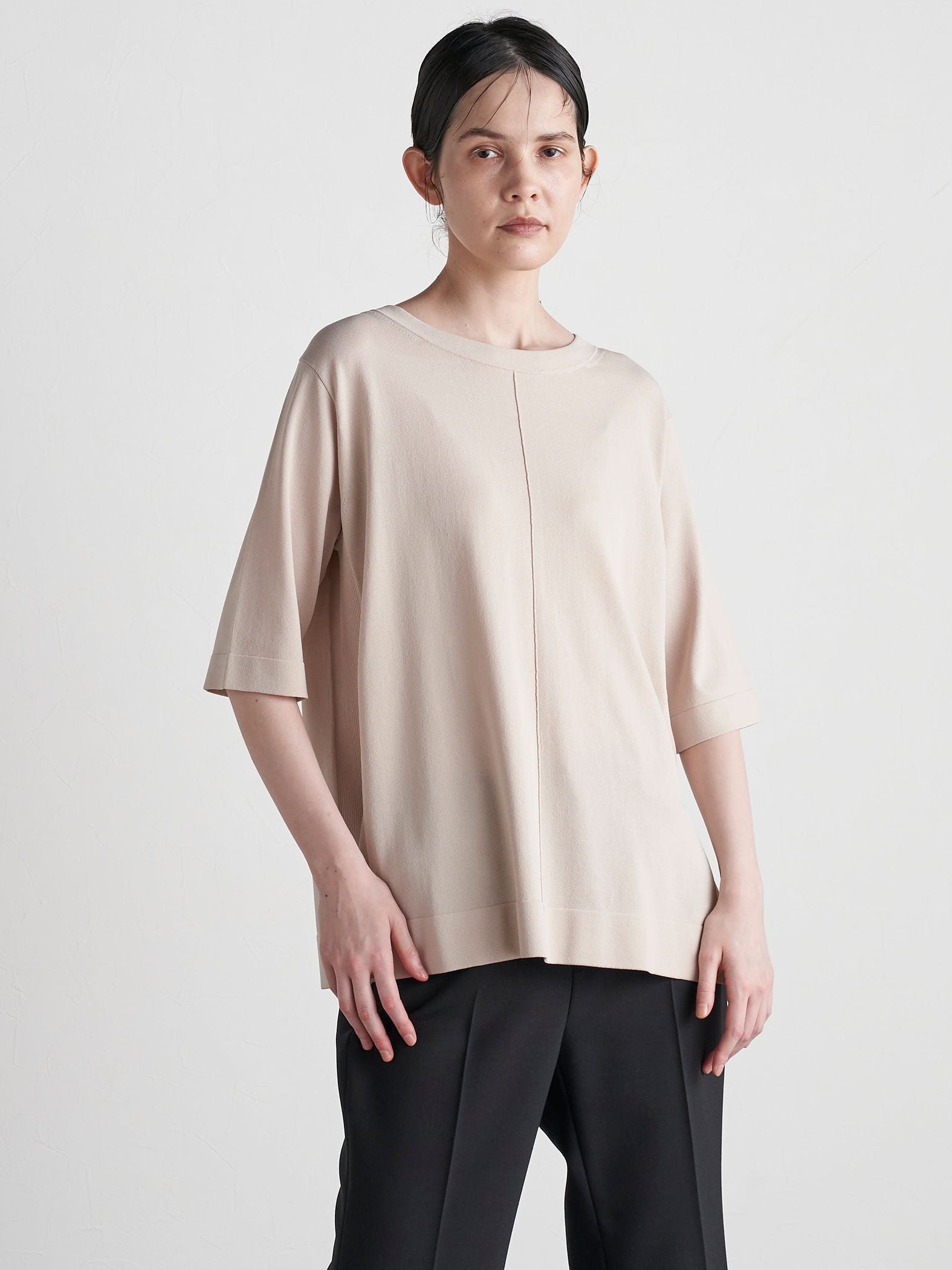 14G ヴィスコースニットTシャツ≪手洗い可能≫