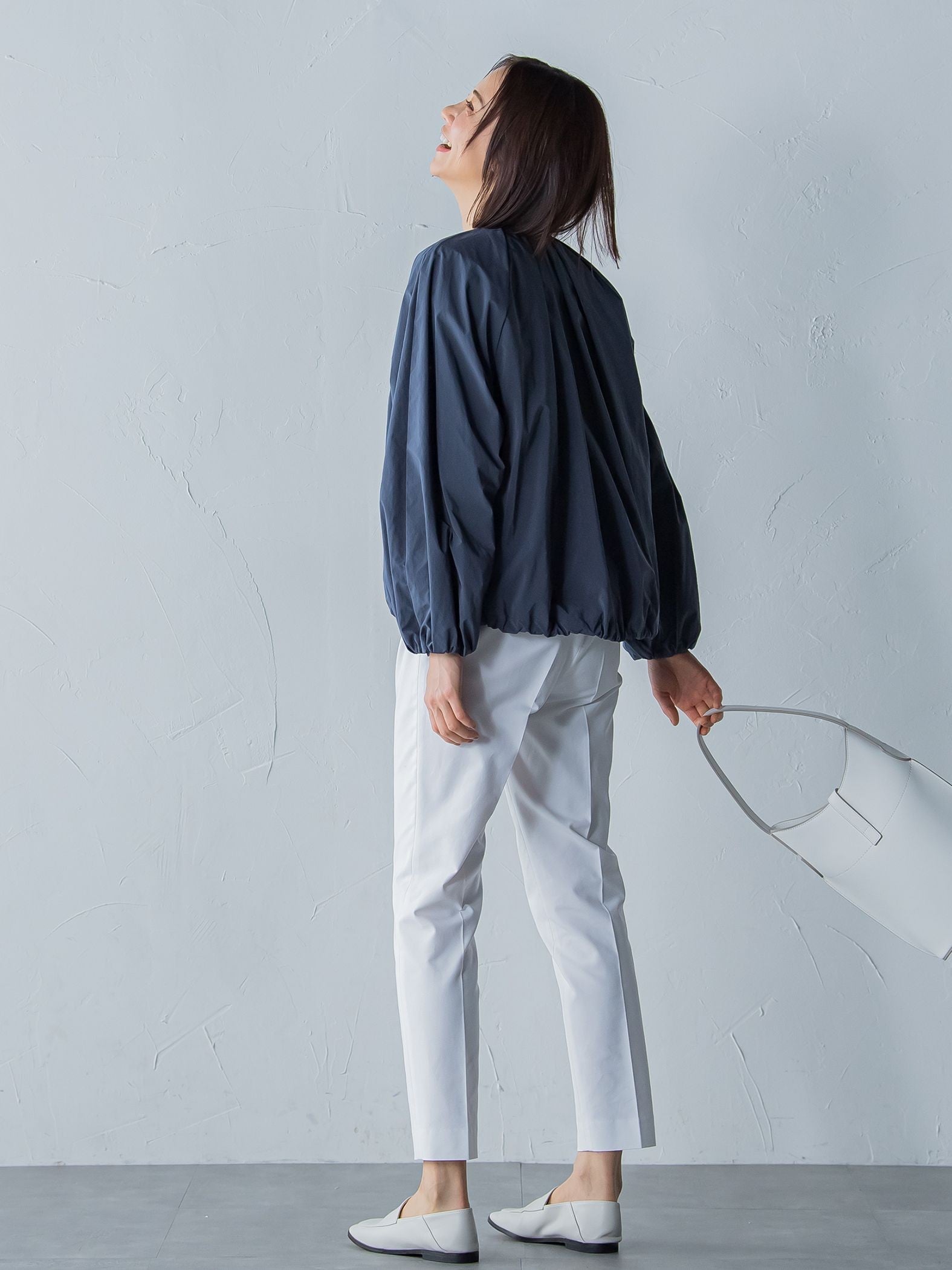 【洗える】タフタライトブルゾン