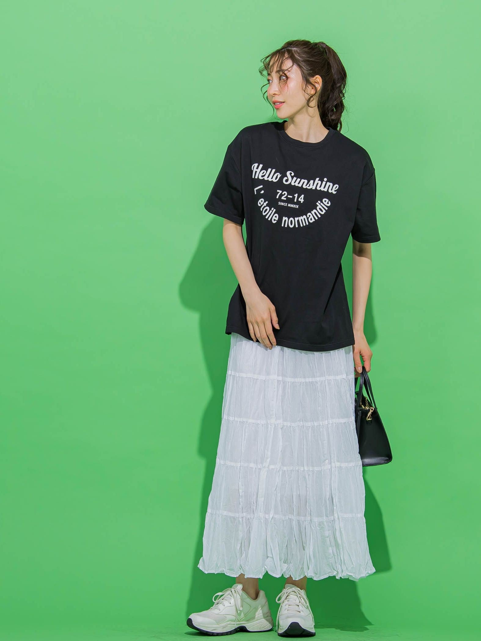 【カフェ風のロゴが可愛い】カフェロゴTシャツ《洗濯機で洗える》