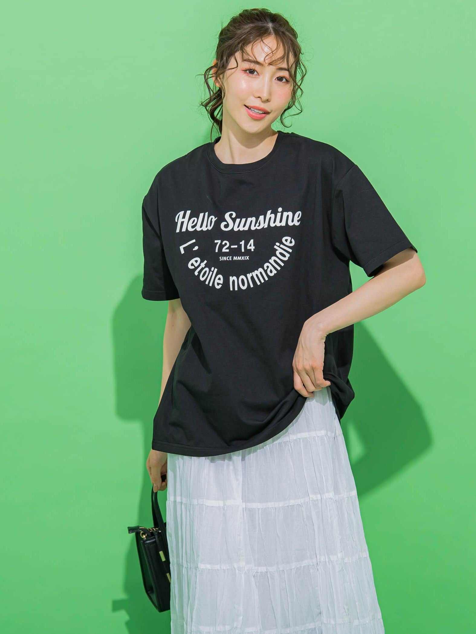 【カフェ風のロゴが可愛い】カフェロゴTシャツ《洗濯機で洗える》