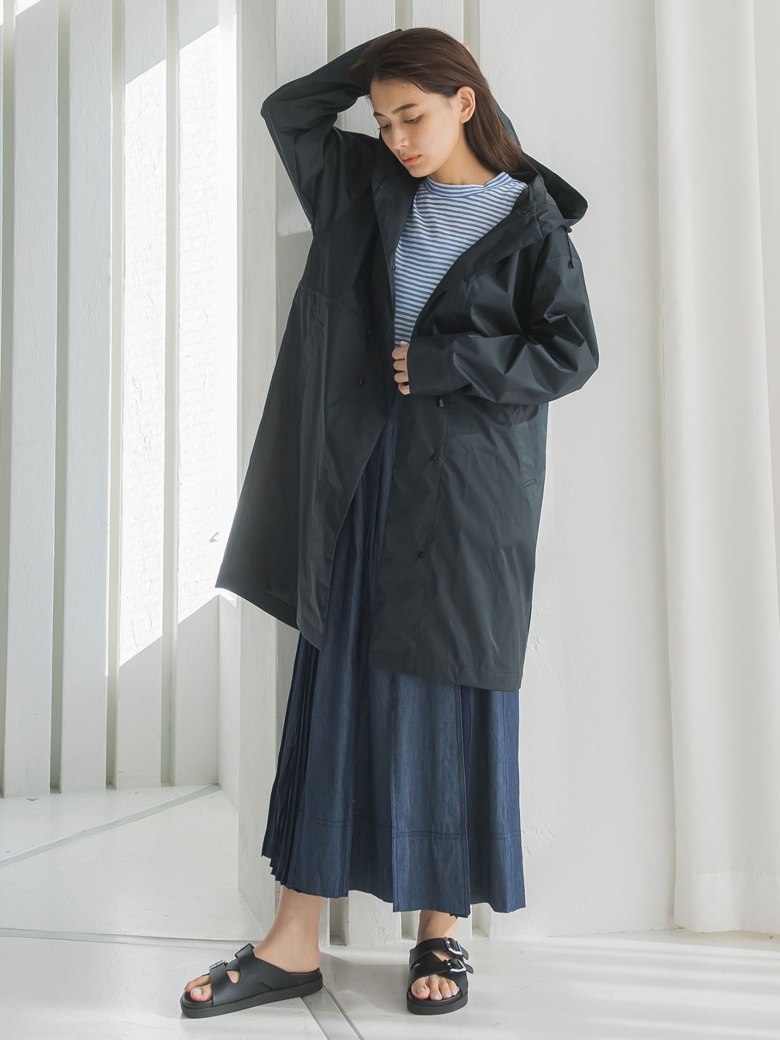 【MIZUNO】コンパクトアクアブロックレインコート