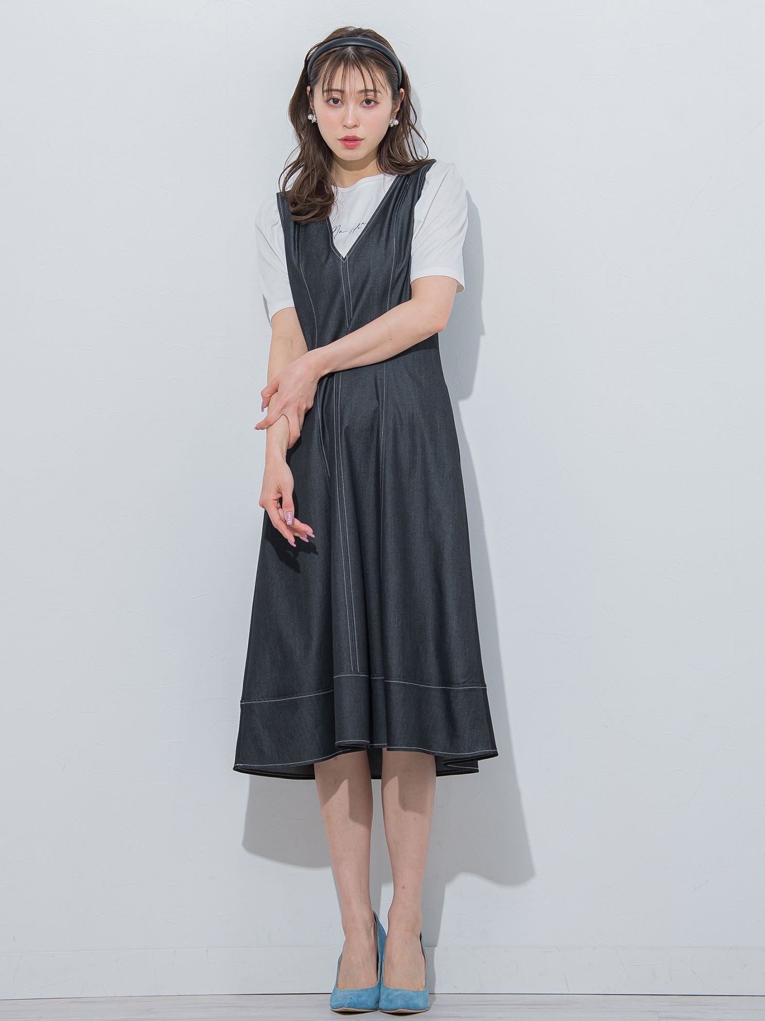 ショルダーパフロゴT≪洗濯機で洗える≫